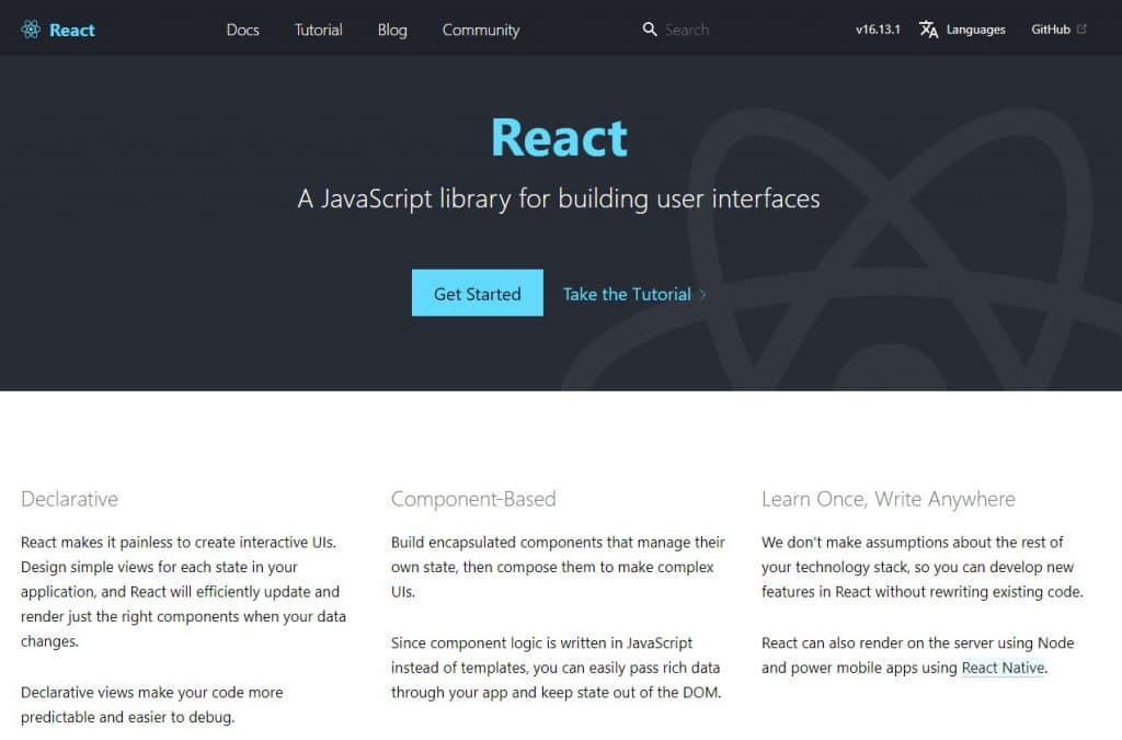 react web 