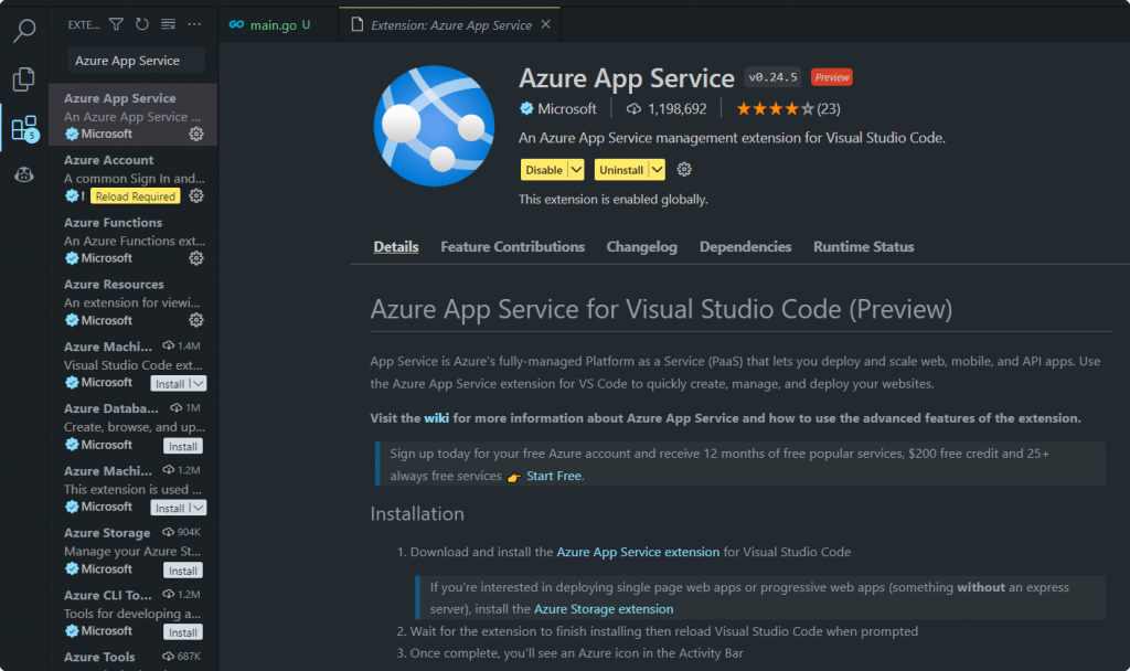 Deploy Go ไปยัง Azure App Service – BorntoDev เริ่มต้นเรียน เขียน ...